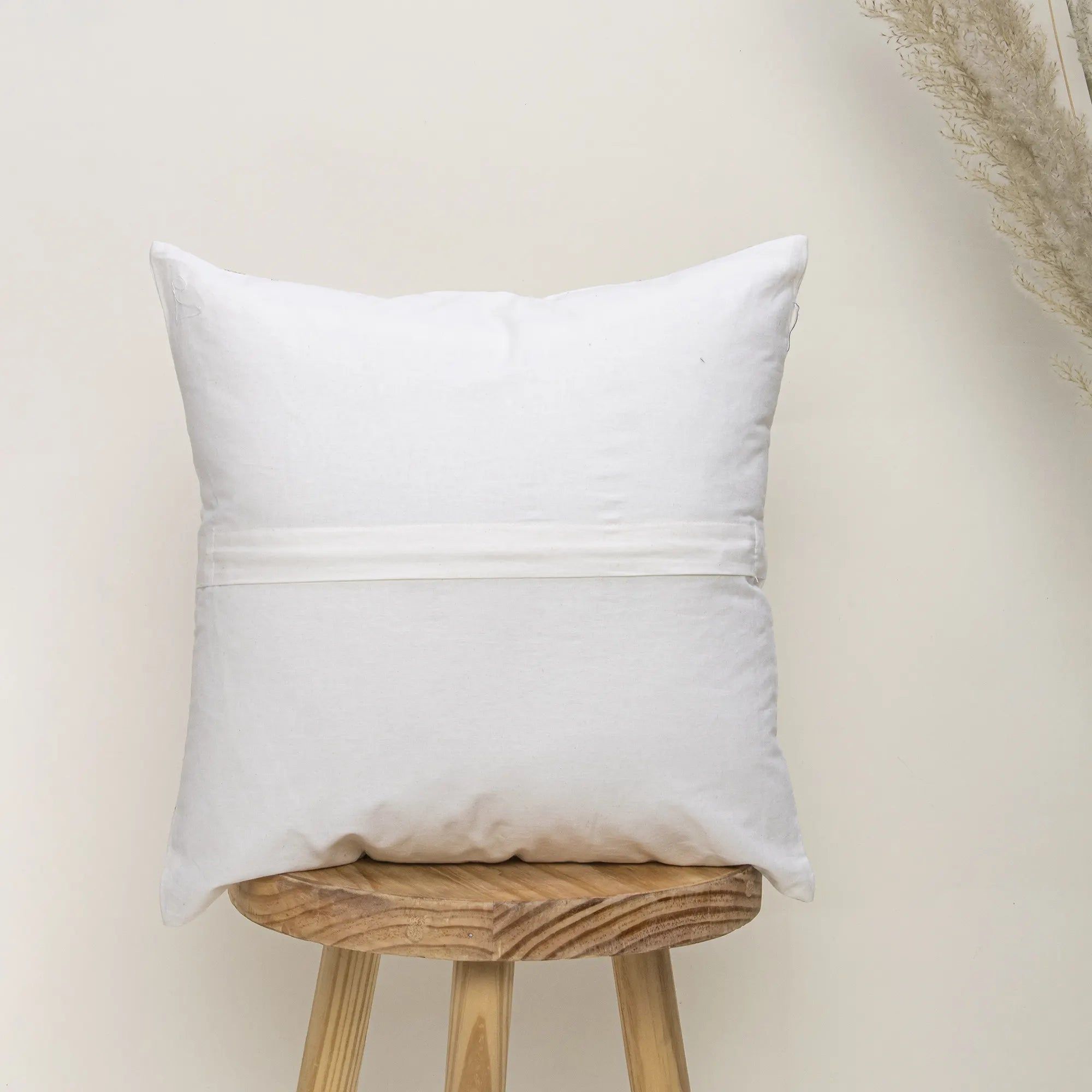 Palm Hand Block Printed Cotton Big Size Cushion Covers